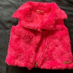 Juicy Couture baby faux fur vest 18M
